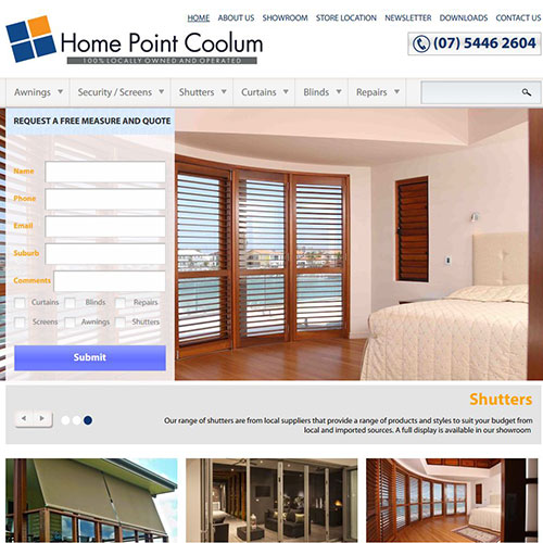 Screenshot of Home Point Coolum