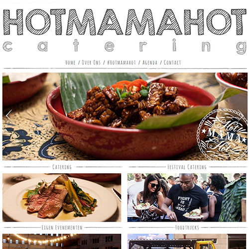 Screenshot of HotMamaHot Catering