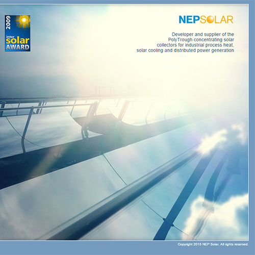 Screenshot of NEP SOLAR