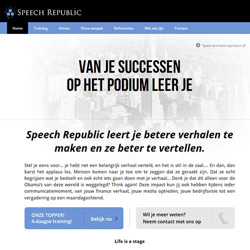 Screenshot of Speech Republic